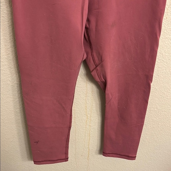 90 Degrees Women Cropped Pink Leggings Size Small - Picture 3 of 5